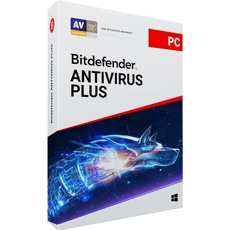 Bitdefender Antivirus Plus 1 an 1 PC CR_AV_1_12_FR